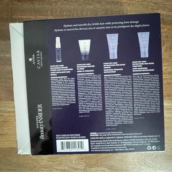 ALTERNA CAVIAR BOND REPAIR ANTI-AGING SEPHORA 4 PIECE SET! - Picture 2 of 3